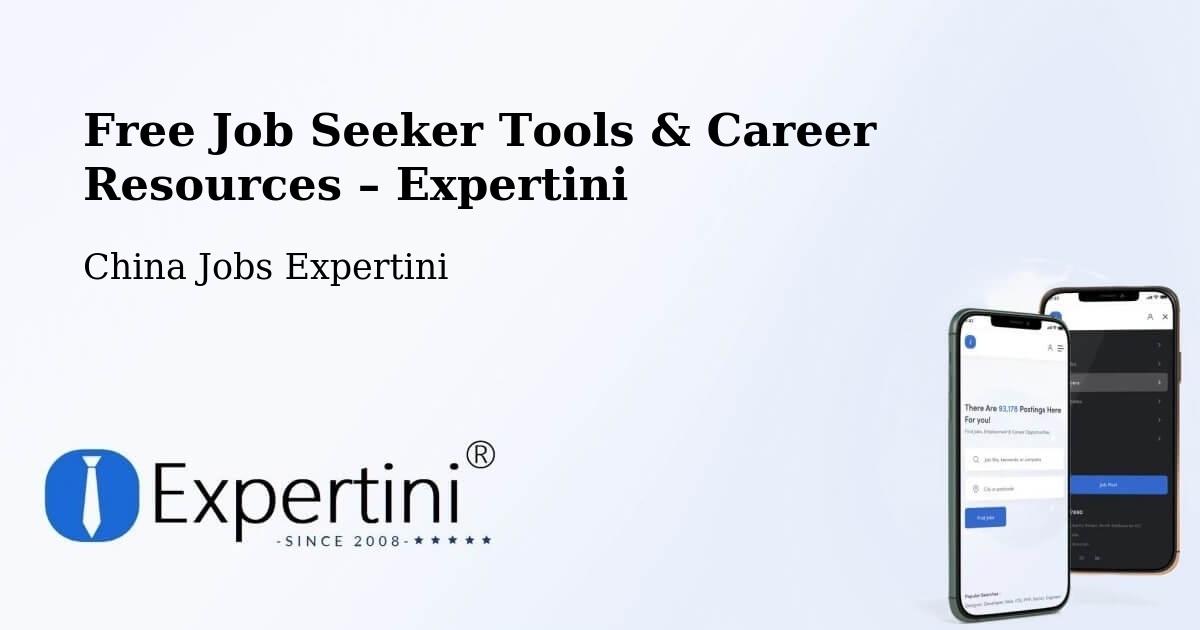 Free Job Seeker Tools & Career Resources – Dalian - Dalian, China Jobs Expertini